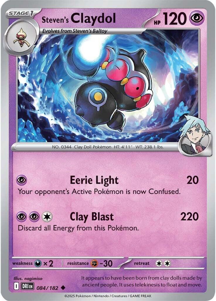 Steven's Claydol (084/182) [Scarlet & Violet: Destined Rivals] | Exor Games Summserside
