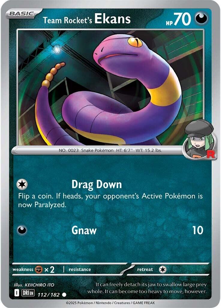 Team Rocket's Ekans (112/182) [Scarlet & Violet: Destined Rivals] | Exor Games Summserside