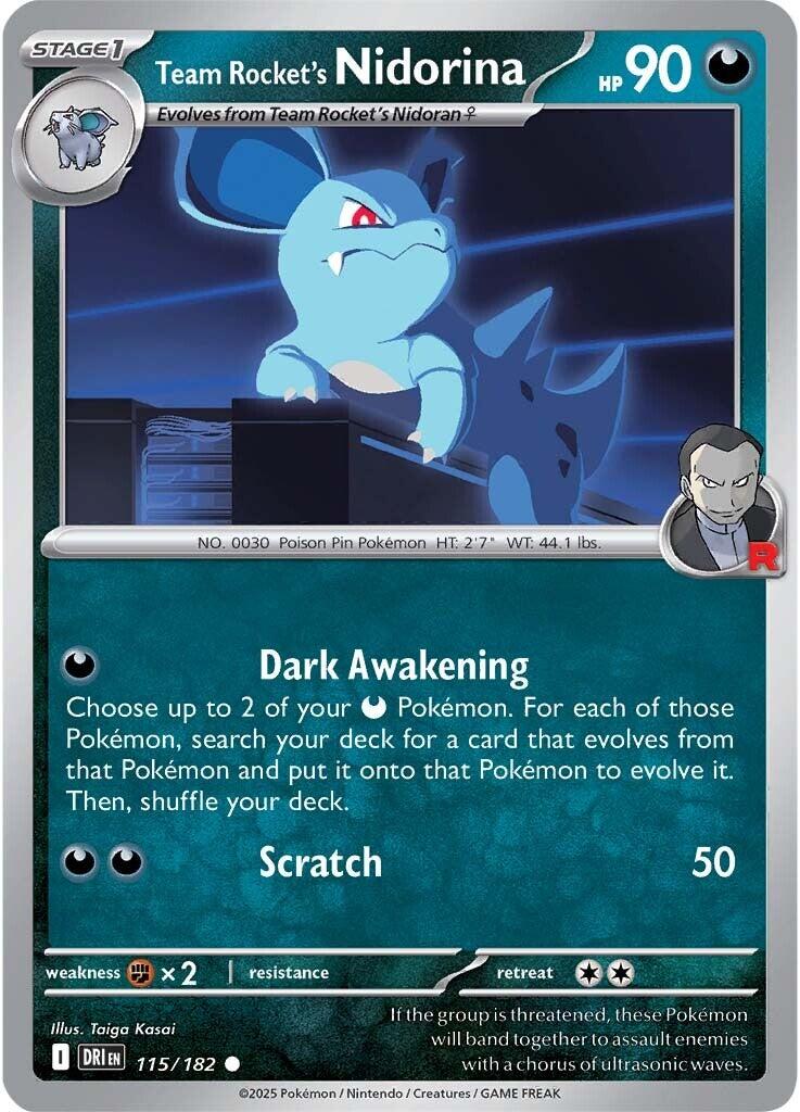 Team Rocket's Nidorina (115/182) [Scarlet & Violet: Destined Rivals] | Exor Games Summserside