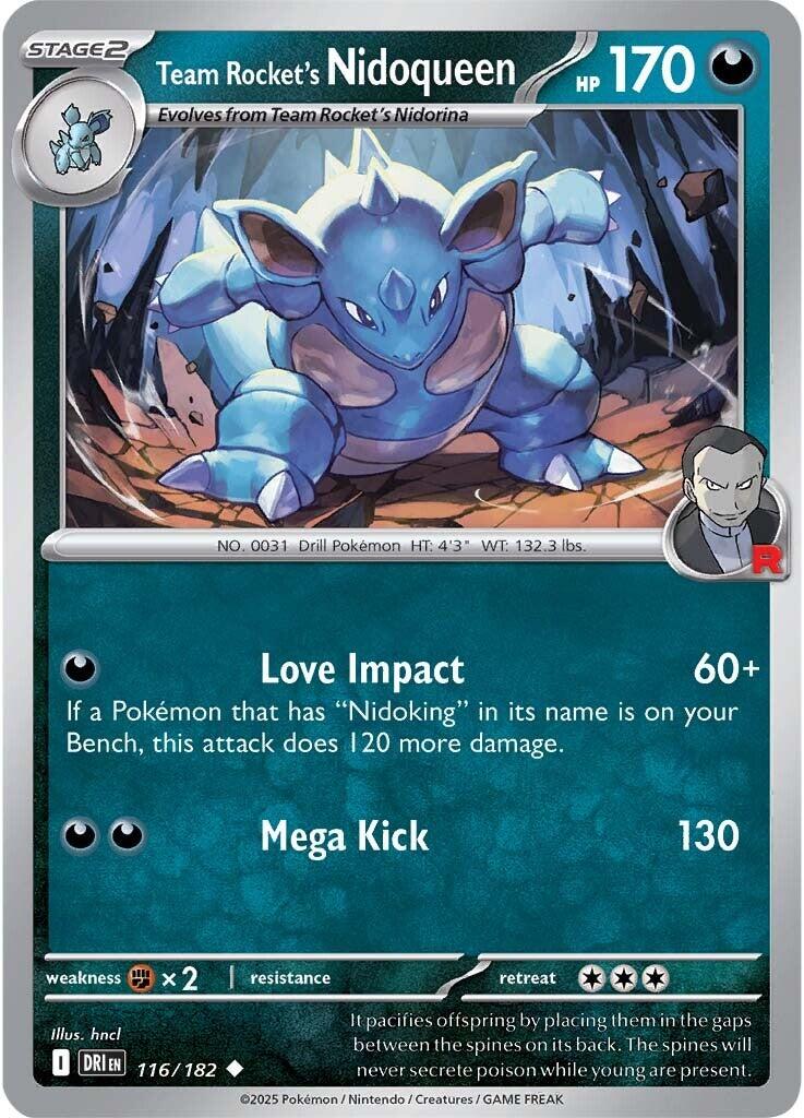 Team Rocket's Nidoqueen (116/182) [Scarlet & Violet: Destined Rivals] | Exor Games Summserside