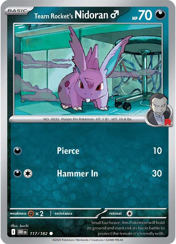 Team Rocket's Nidorand (117/182) [Scarlet & Violet: Destined Rivals] | Exor Games Summserside