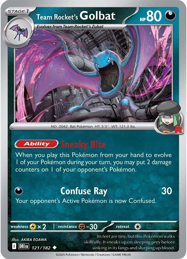 Team Rocket's Golbat (121/182) [Scarlet & Violet: Destined Rivals] | Exor Games Summserside