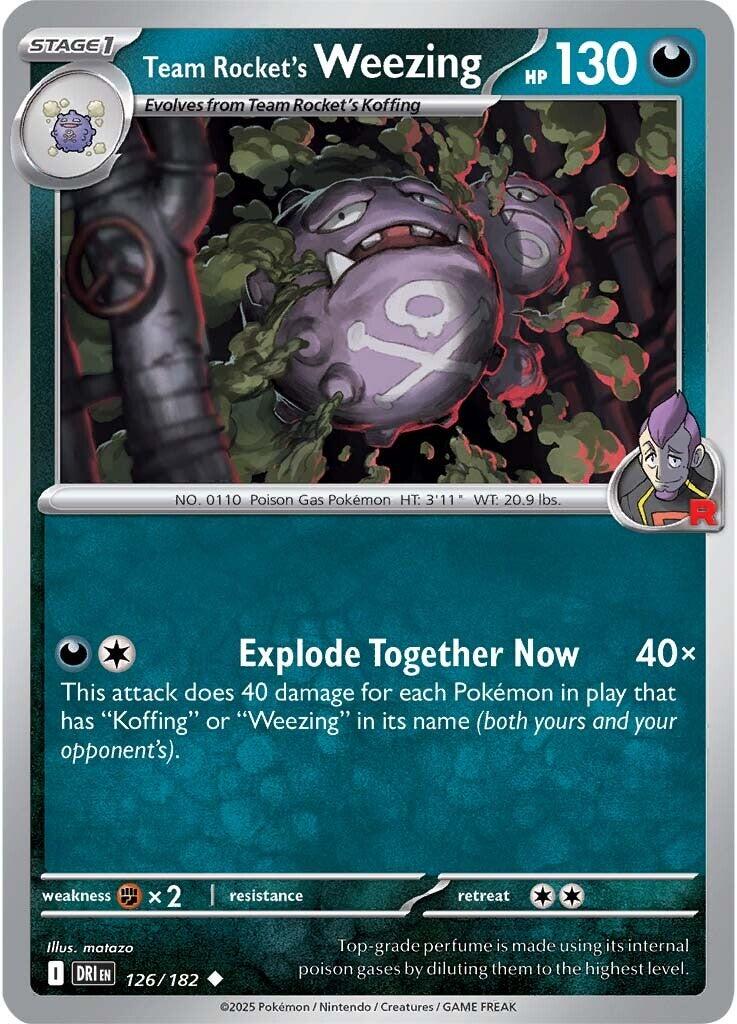 Team Rocket's Weezing (126/182) [Scarlet & Violet: Destined Rivals] | Exor Games Summserside