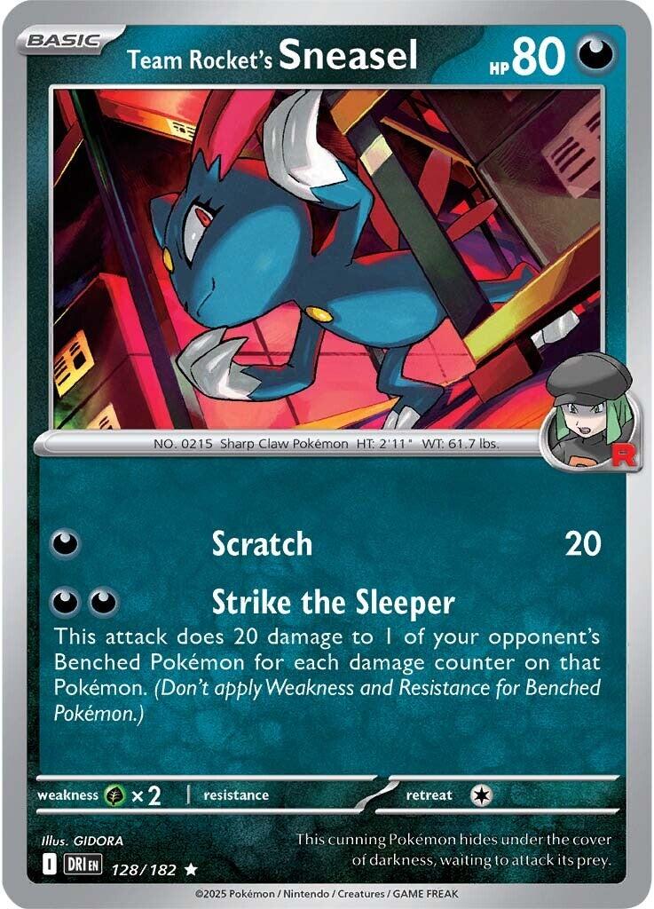 Team Rocket's Sneasel (128/182) [Scarlet & Violet: Destined Rivals] | Exor Games Summserside