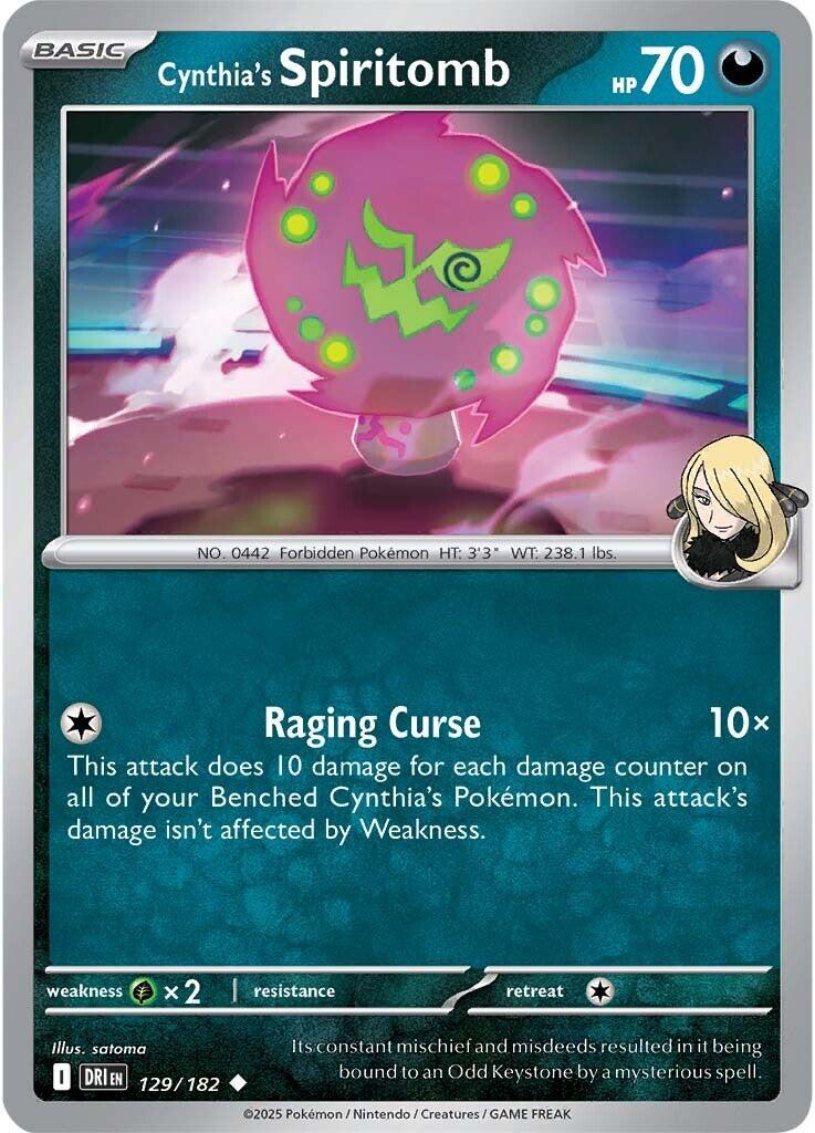 Cynthia's Spiritomb (129/182) [Scarlet & Violet: Destined Rivals] | Exor Games Summserside
