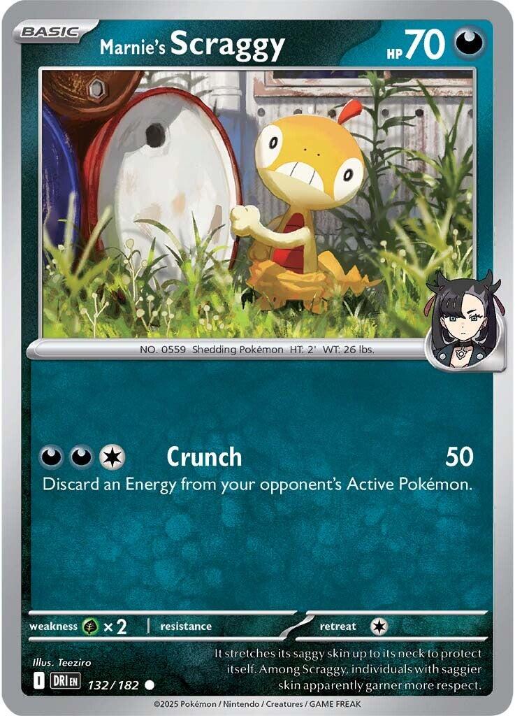 Marnie's Scraggy (132/182) [Scarlet & Violet: Destined Rivals] | Exor Games Summserside