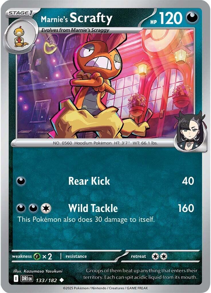 Marnie's Scrafty (133/182) [Scarlet & Violet: Destined Rivals] | Exor Games Summserside