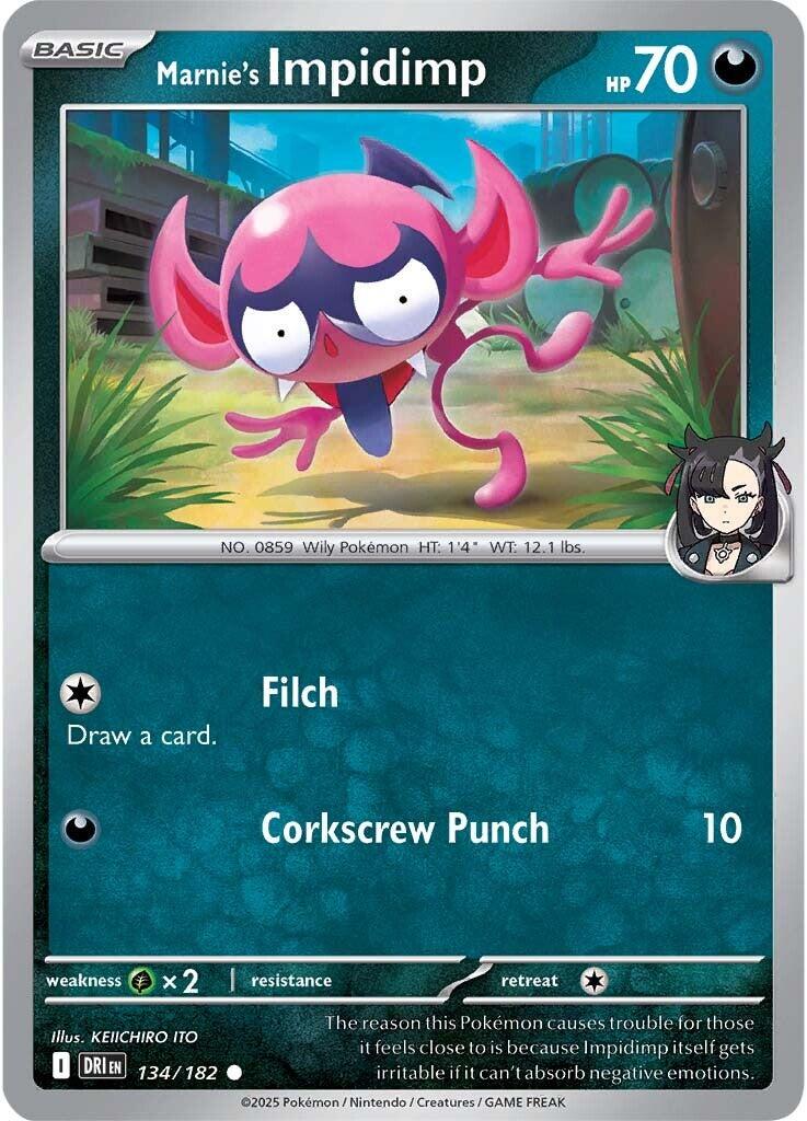 Marnie's Impidimp (134/182) [Scarlet & Violet: Destined Rivals] | Exor Games Summserside