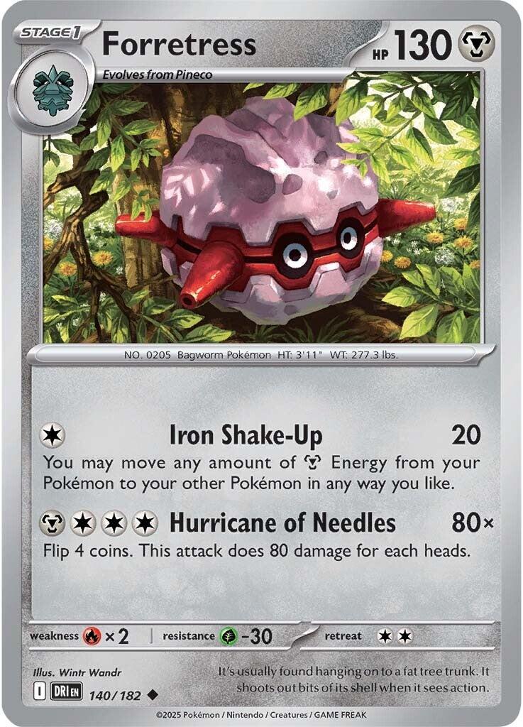 Forretress (140/182) [Scarlet & Violet: Destined Rivals] | Exor Games Summserside