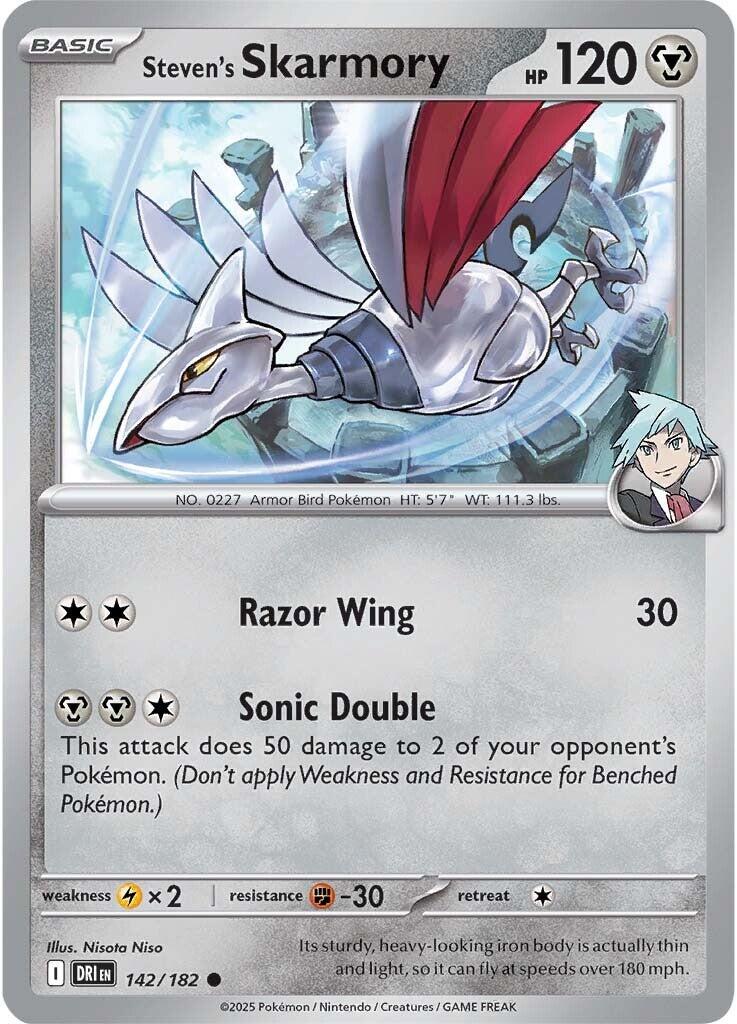 Steven's Skarmory (142/182) [Scarlet & Violet: Destined Rivals] | Exor Games Summserside