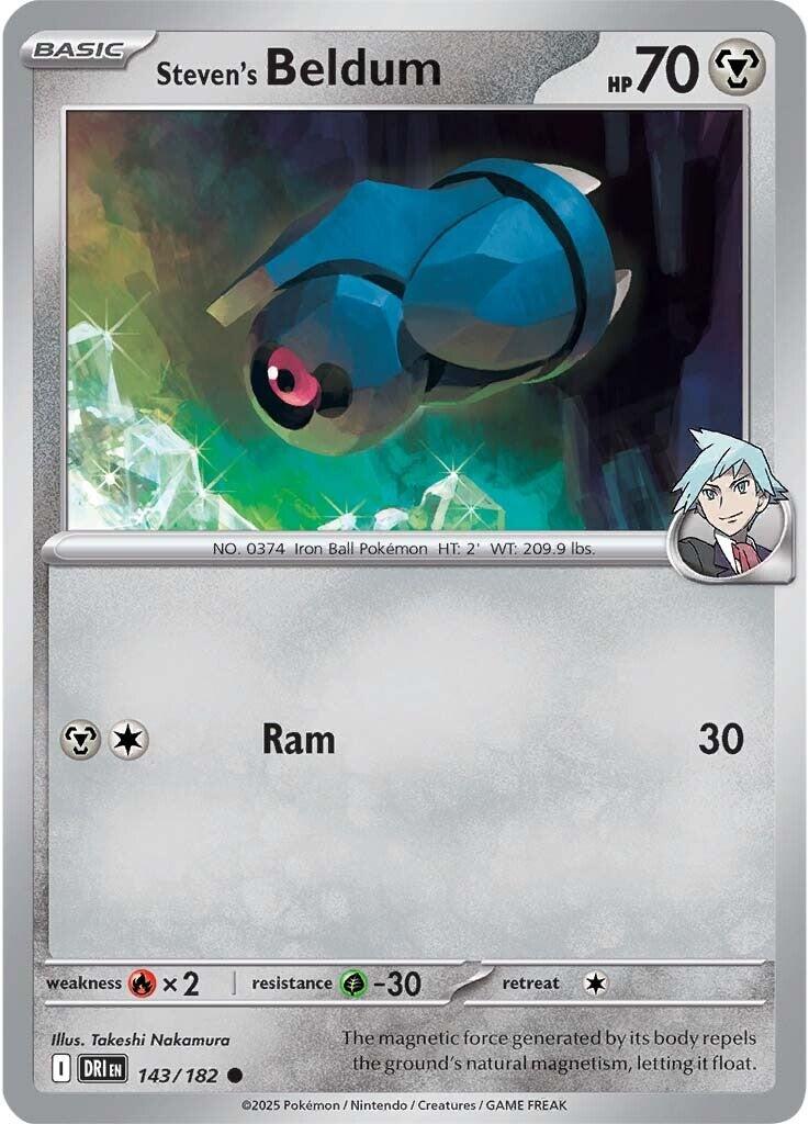 Steven's Beldum (143/182) [Scarlet & Violet: Destined Rivals] | Exor Games Summserside