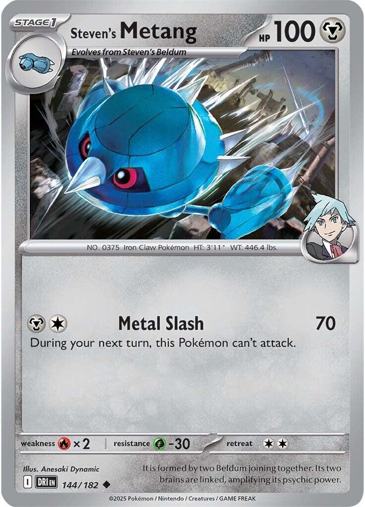 Steven's Metang (144/182) [Scarlet & Violet: Destined Rivals] | Exor Games Summserside