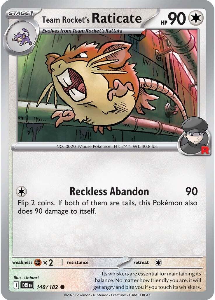 Team Rocket's Raticate (148/182) [Scarlet & Violet: Destined Rivals] | Exor Games Summserside