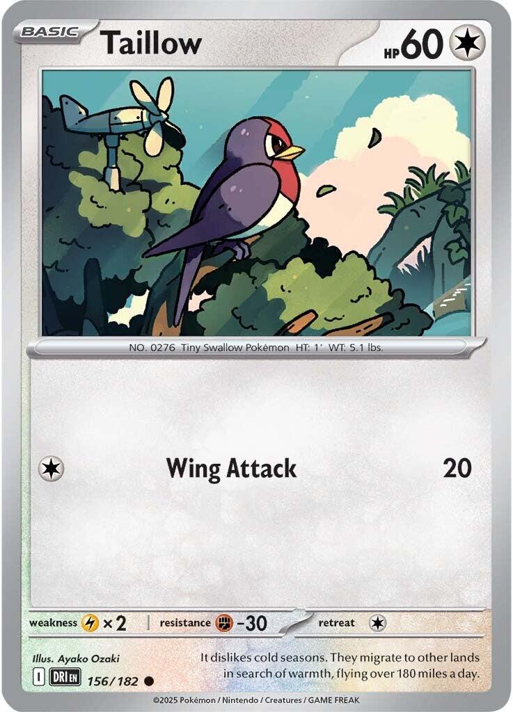 Taillow (156/182) [Scarlet & Violet: Destined Rivals] | Exor Games Summserside