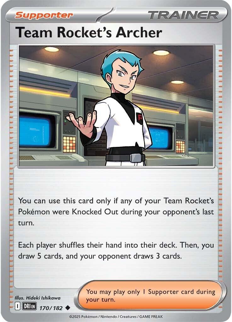 Team Rocket's Archer (170/182) [Scarlet & Violet: Destined Rivals] | Exor Games Summserside