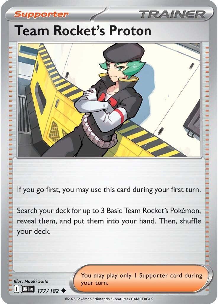 Team Rocket's Proton (177/182) [Scarlet & Violet: Destined Rivals] | Exor Games Summserside