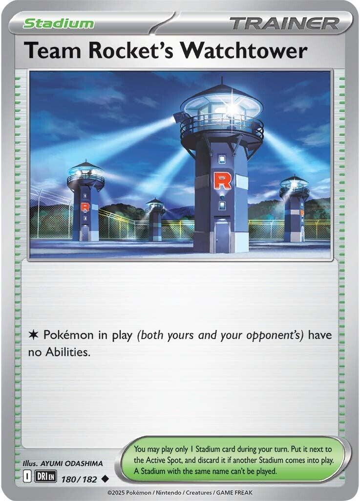 Team Rocket's Watchtower (180/182) [Scarlet & Violet: Destined Rivals] | Exor Games Summserside