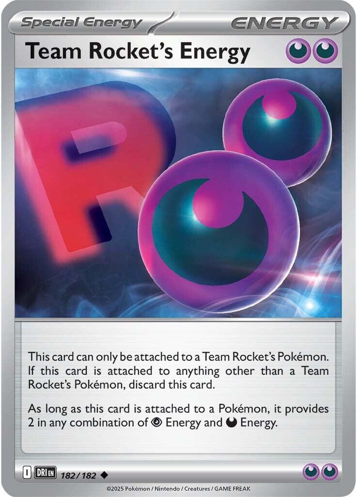 Team Rocket's Energy (182/182) [Scarlet & Violet: Destined Rivals] | Exor Games Summserside