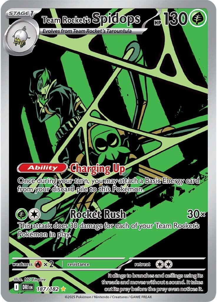 Team Rocket's Spidops (187/182) [Scarlet & Violet: Destined Rivals] | Exor Games Summserside