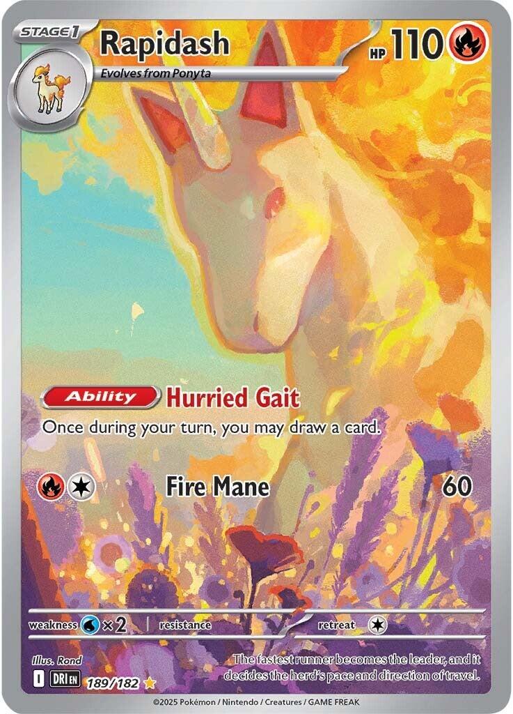 Rapidash (189/182) [Scarlet & Violet: Destined Rivals] | Exor Games Summserside