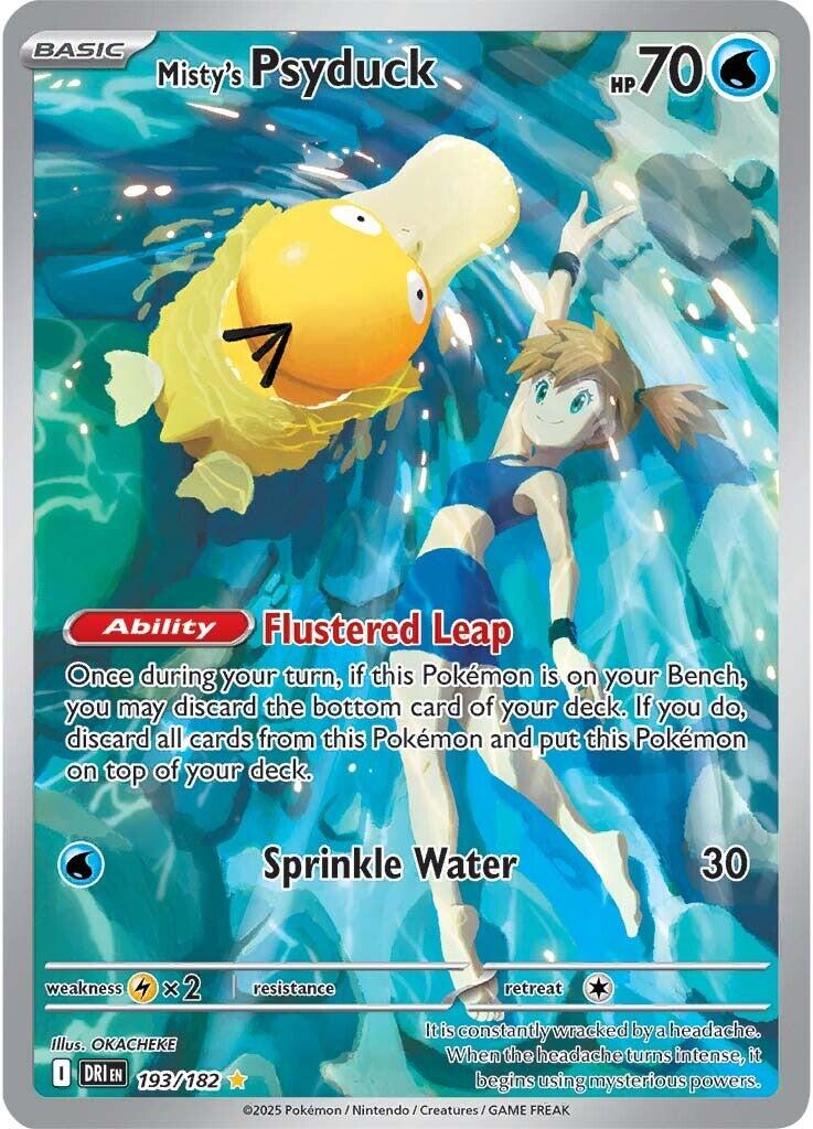 Misty's Psyduck (193/182) [Scarlet & Violet: Destined Rivals] | Exor Games Summserside