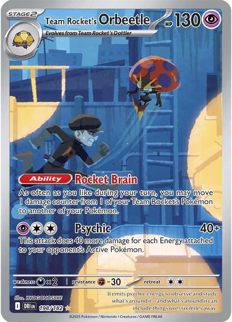 Team Rocket's Orbeetle (198/182) [Scarlet & Violet: Destined Rivals] | Exor Games Summserside