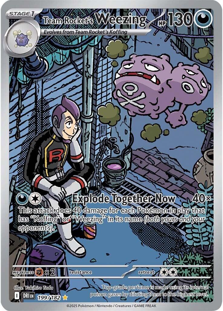 Team Rocket's Weezing (199/182) [Scarlet & Violet: Destined Rivals] | Exor Games Summserside
