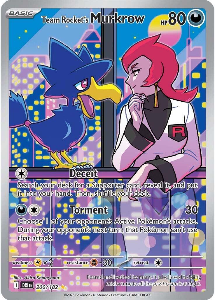 Team Rocket's Murkrow (200/182) [Scarlet & Violet: Destined Rivals] | Exor Games Summserside