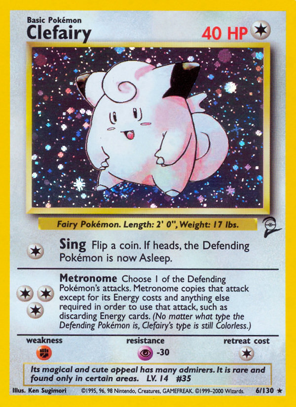 Clefairy (6/130) [Base Set 2] | Exor Games Summserside