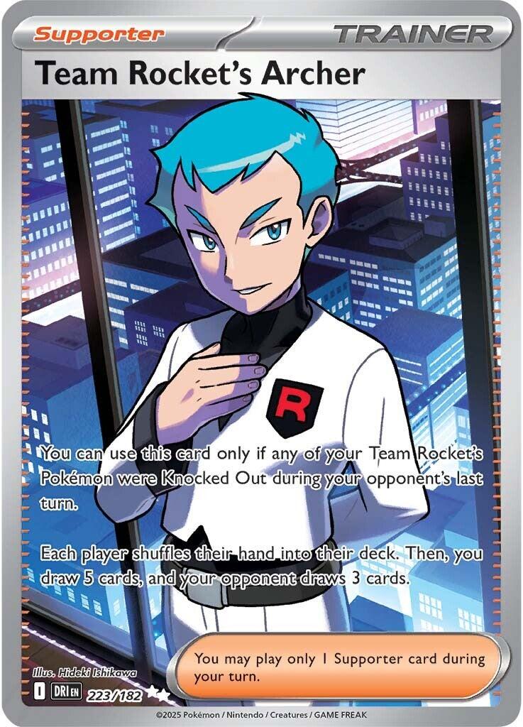 Team Rocket's Archer (223/182) [Scarlet & Violet: Destined Rivals] | Exor Games Summserside