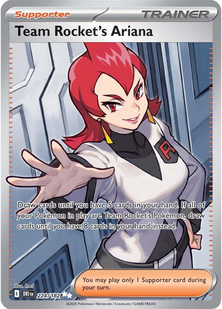 Team Rocket's Ariana (224/182) [Scarlet & Violet: Destined Rivals] | Exor Games Summserside