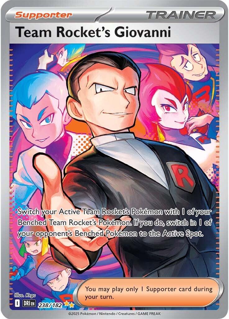 Team Rocket's Giovanni (238/182) [Scarlet & Violet: Destined Rivals] | Exor Games Summserside