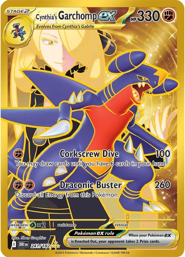 Cynthia's Garchomp ex (241/182) [Scarlet & Violet: Destined Rivals] | Exor Games Summserside