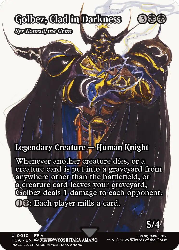Golbez, Clad in Darkness - Syr Konrad, the Grim (Showcase) [FINAL FANTASY : Through the Ages] | Exor Games Summserside