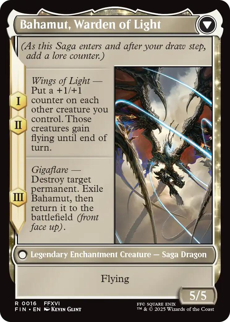 Dion, Bahamut's Dominant // Bahamut, Warden of Light [FINAL FANTASY] | Exor Games Summserside