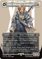 Dion, Bahamut's Dominant // Bahamut, Warden of Light (Borderless) [FINAL FANTASY] | Exor Games Summserside