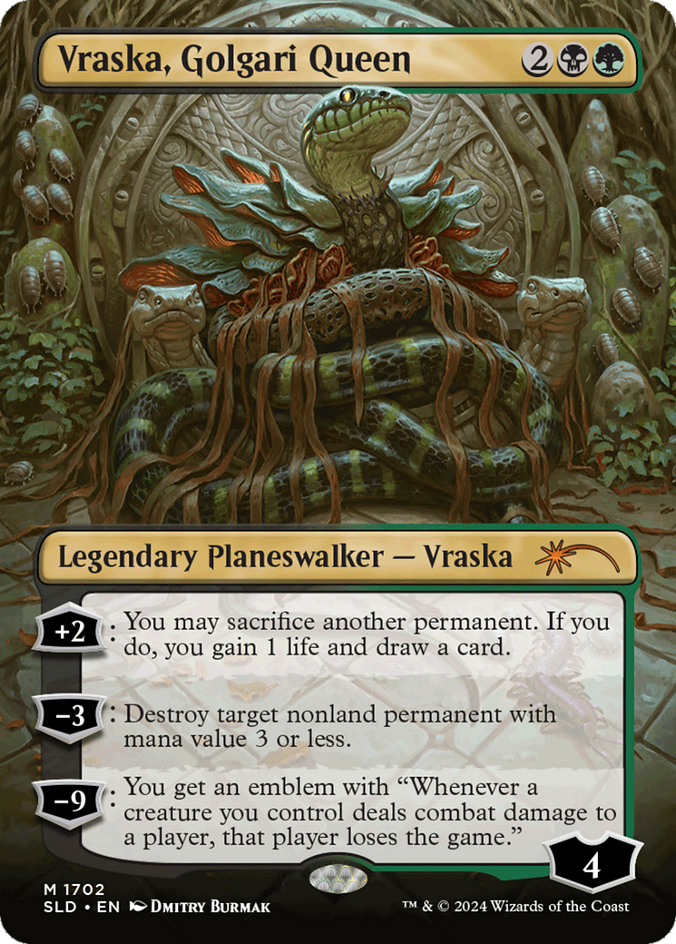 Vraska, Golgari Queen (1702) (Rainbow Foil) [Secret Lair Drop Series] | Exor Games Summserside