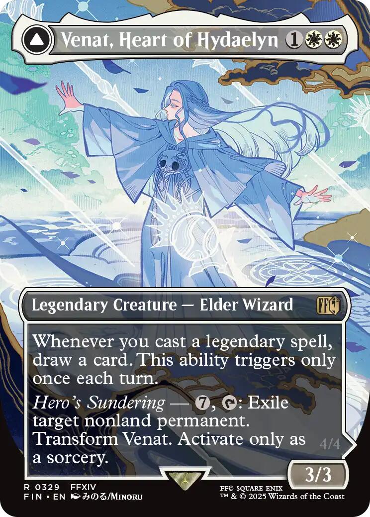 Venat, Heart of Hydaelyn // Hydaelyn, the Mothercrystal (Borderless) [FINAL FANTASY] | Exor Games Summserside