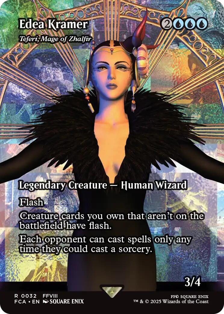 Edea Kramer - Teferi, Mage of Zhalfir (Showcase) [FINAL FANTASY : Through the Ages] | Exor Games Summserside