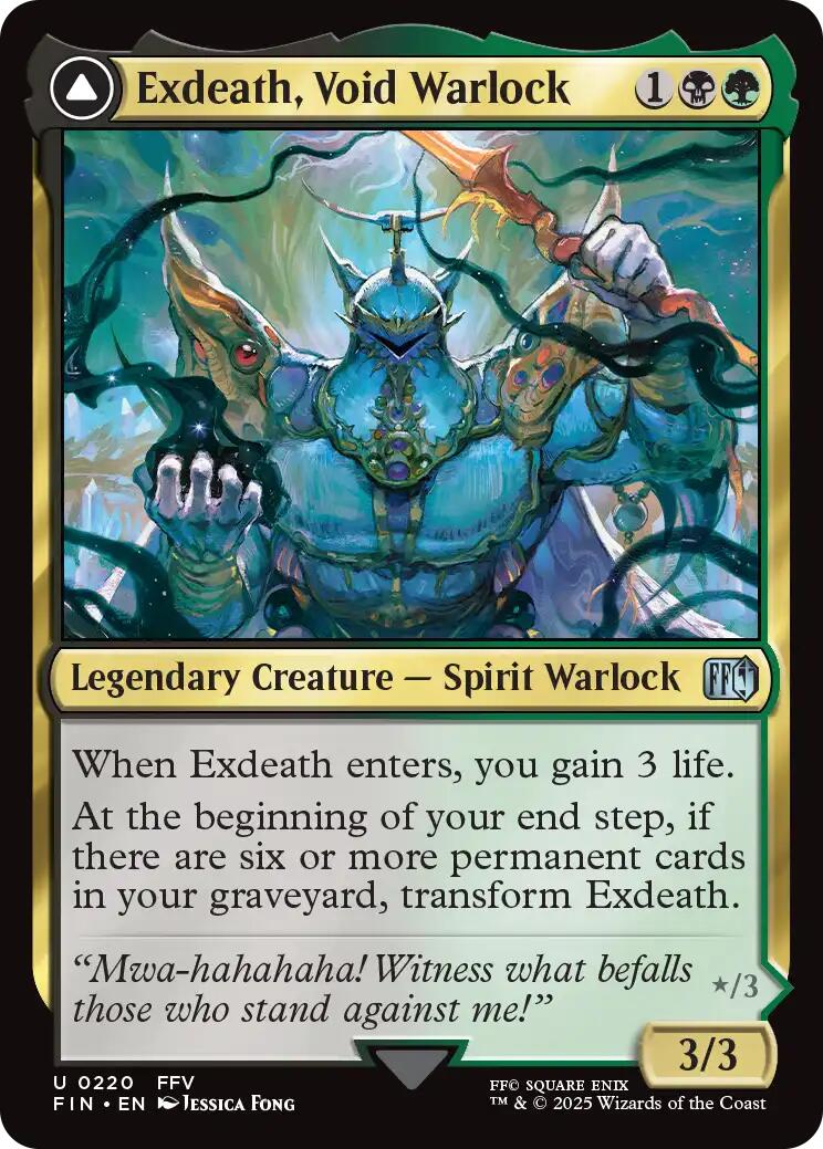 Exdeath, Void Warlock // Neo Exdeath, Dimension's End [FINAL FANTASY] | Exor Games Summserside