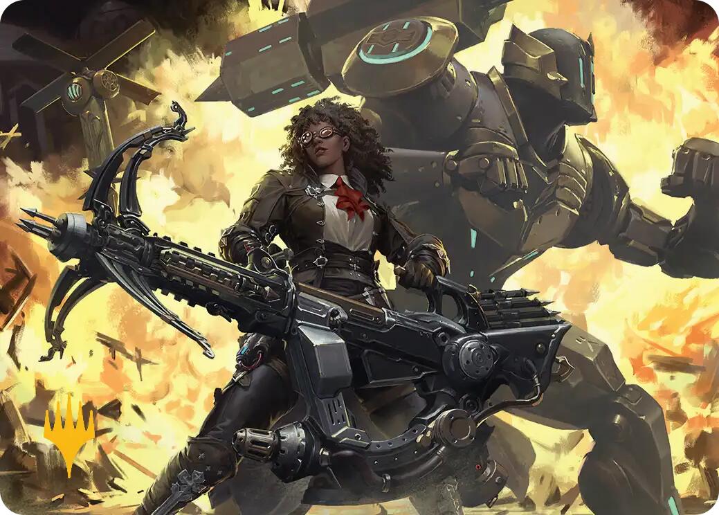 Machinist's Arsenal Art Card (Gold-Stamped Planeswalker Symbol) [FINAL FANTASY Art Series] | Exor Games Summserside