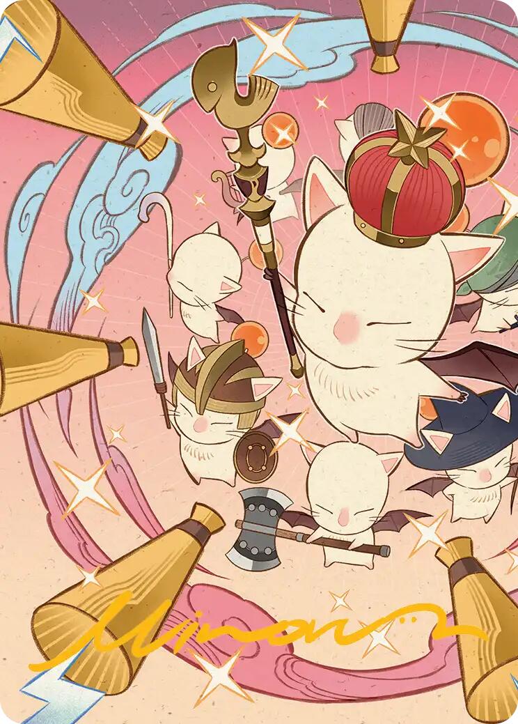 Summon: Good King Mog XII Art Card (Gold-Stamped Signature) [FINAL FANTASY Art Series] | Exor Games Summserside