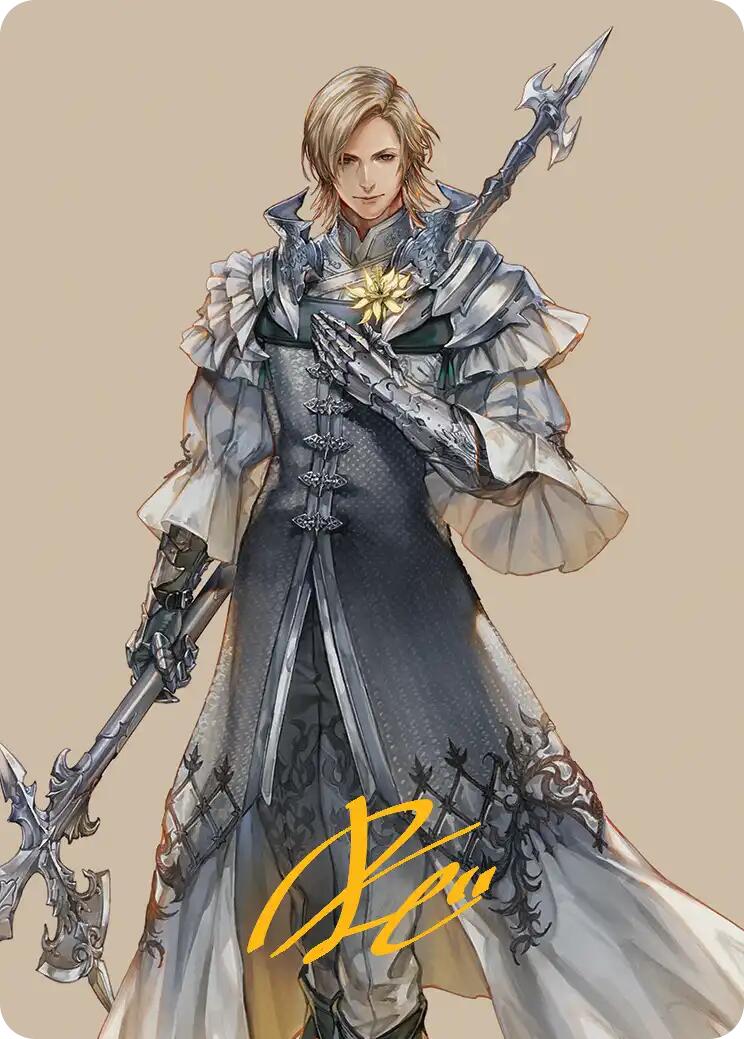 Dion, Bahamut's Dominant Art Card (Gold-Stamped Signature) [FINAL FANTASY Art Series] | Exor Games Summserside