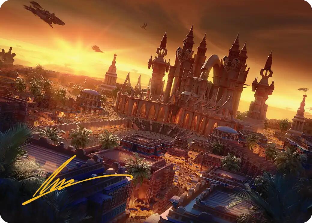 Rabanastre, Royal City Art Card (Gold-Stamped Signature) [FINAL FANTASY Art Series] | Exor Games Summserside