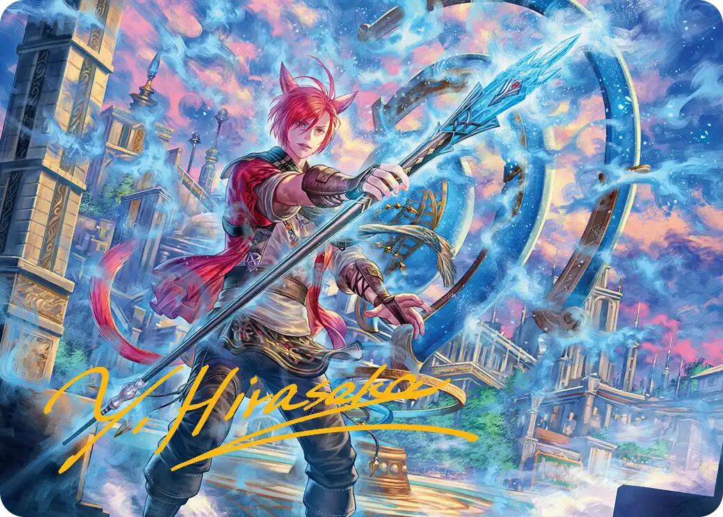 G'raha Tia, Scion Reborn Art Card (19) (Gold-Stamped Signature) [FINAL FANTASY Art Series] | Exor Games Summserside