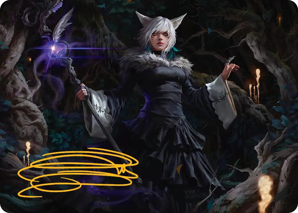Y'shtola, Night's Blessed Art Card (21) (Gold-Stamped Signature) [FINAL FANTASY Art Series] | Exor Games Summserside
