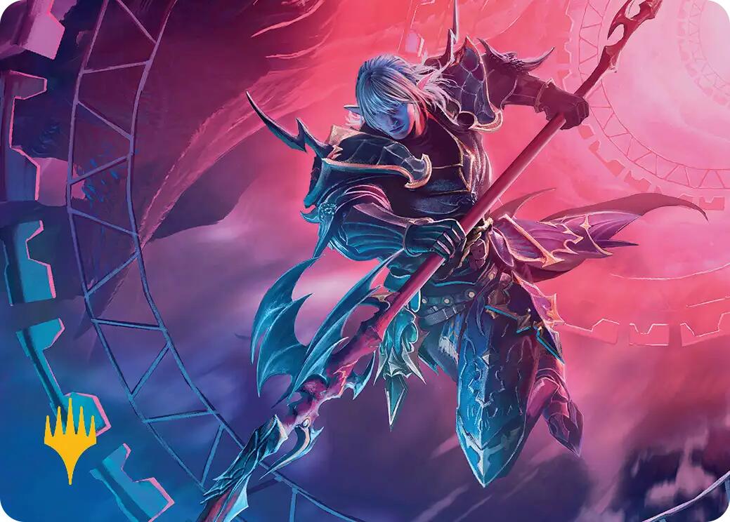 Estinien Varlineau Art Card (Gold-Stamped Planeswalker Symbol) [FINAL FANTASY Art Series] | Exor Games Summserside