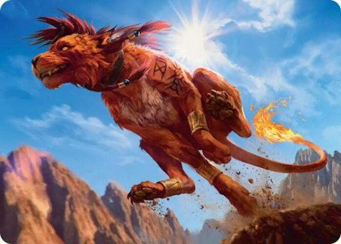 Red XIII, Proud Warrior Art Card [FINAL FANTASY Art Series] | Exor Games Summserside
