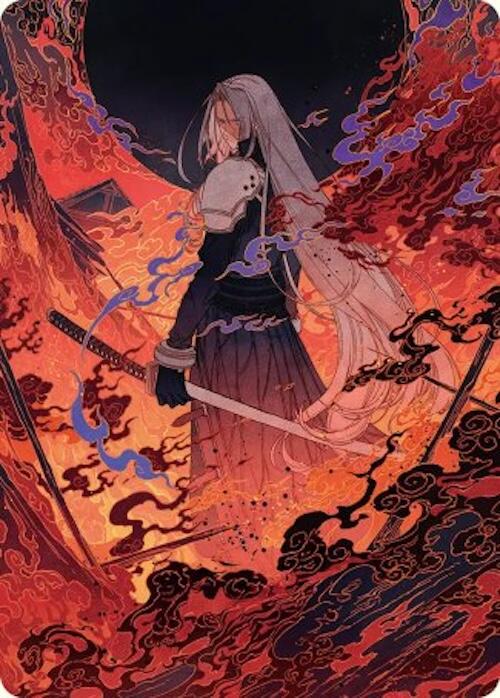 Nibelheim Aflame Art Card [FINAL FANTASY Art Series] | Exor Games Summserside