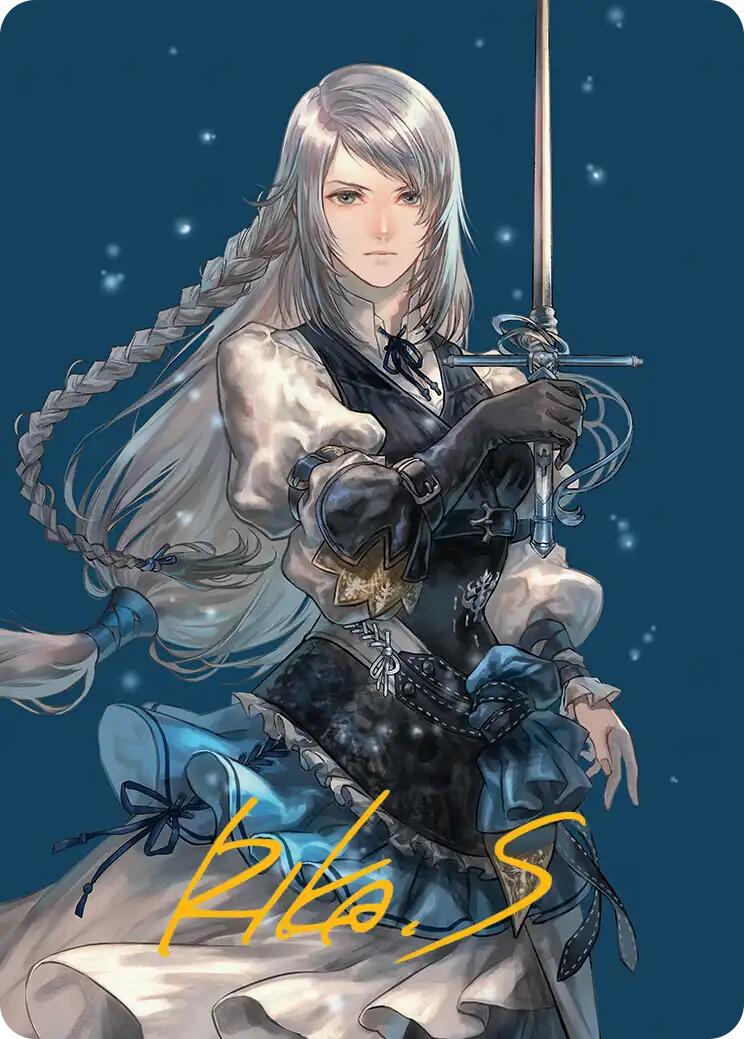 Jill, Shiva's Dominant Art Card (Gold-Stamped Signature) [FINAL FANTASY Art Series] | Exor Games Summserside